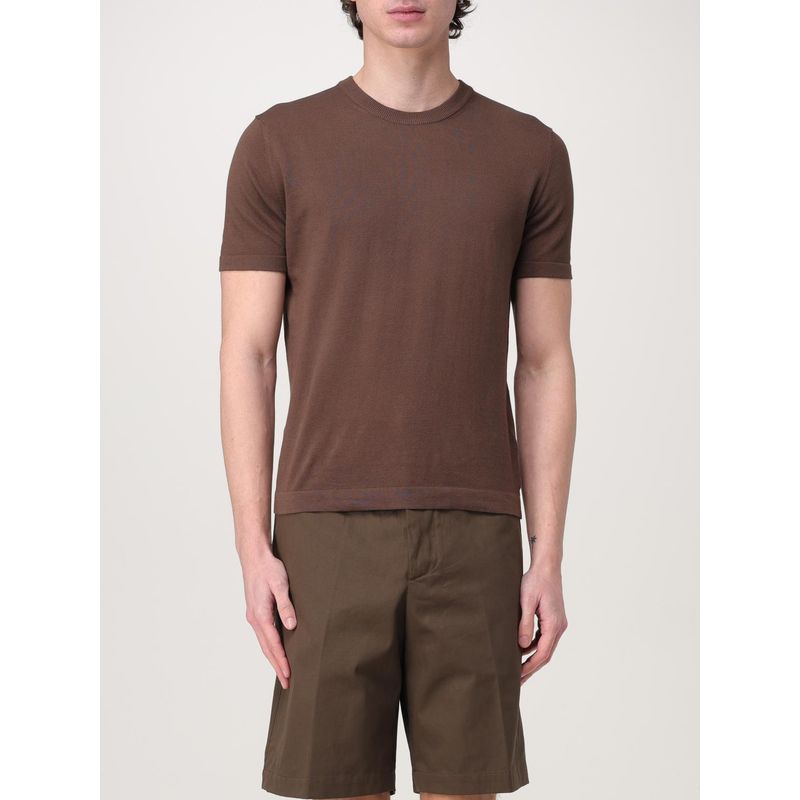 Brooksfield T-Shirt Men Cocoa